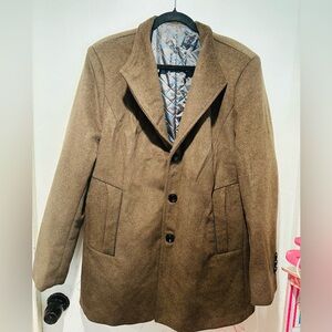 Men's Elegant Brown Trench Coat